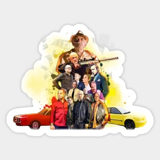 better call saul breaking bad mashup poster Sticker